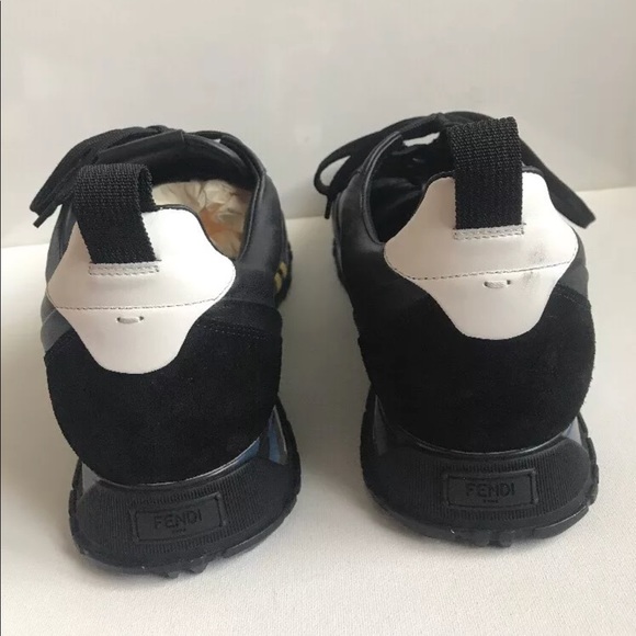 FENDI ROMA TRAINERS LIGHTNING LEATHER SNEAKERS 12 - Picture 4 of 8